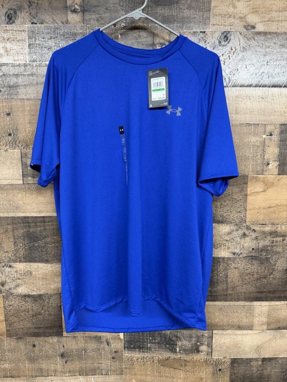 Under Armour Men's Size Large Tech 2.0 Short Sleeve Tee Blue NWT SKU 0045